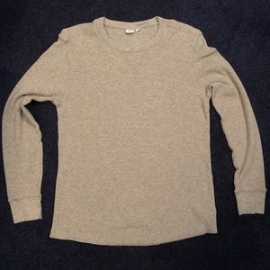 Men’s Textured Waffle Board Long Sleeve Shirt